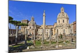 Trajan's Column and Forum, Forum Area, Rome, Lazio, Italy, Europe-Eleanor Scriven-Mounted Photographic Print