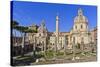 Trajan's Column and Forum, Forum Area, Rome, Lazio, Italy, Europe-Eleanor Scriven-Stretched Canvas