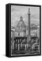 Trajan's Column and Ulpian's Basilica, Roman Forum, Rome, Italy, 19th Century-Decreef-Framed Stretched Canvas