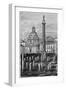 Trajan's Column and Ulpian's Basilica, Roman Forum, Rome, Italy, 19th Century-Decreef-Framed Giclee Print