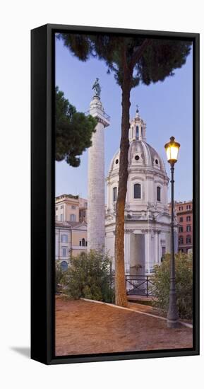 Trajan's Column, Church Ss. Nome Di Maria, Rome, Lazio, Italy-Rainer Mirau-Framed Stretched Canvas