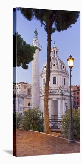 Trajan's Column, Church Ss. Nome Di Maria, Rome, Lazio, Italy-Rainer Mirau-Stretched Canvas
