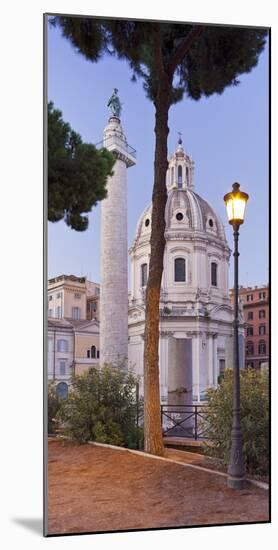 Trajan's Column, Church Ss. Nome Di Maria, Rome, Lazio, Italy-Rainer Mirau-Mounted Photographic Print