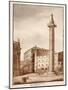 Trajan's Column, Cleared and Cordoned Off by Sixtus V, 1833-Agostino Tofanelli-Mounted Giclee Print