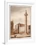 Trajan's Column, Cleared and Cordoned Off by Sixtus V, 1833-Agostino Tofanelli-Framed Giclee Print