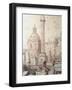 Trajan's Column in Rome, 1835-J M W Turner-Framed Giclee Print