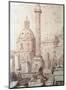 Trajan's Column in Rome, 1835-J M W Turner-Mounted Giclee Print