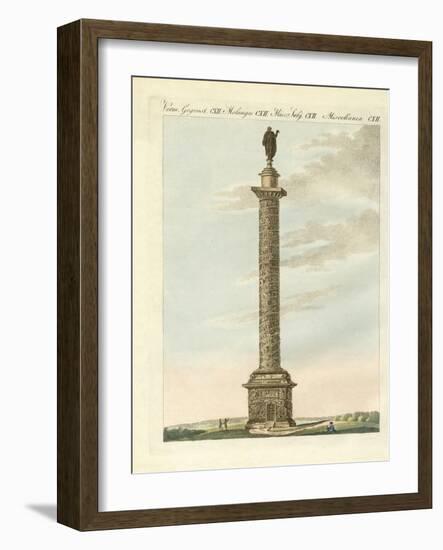 Trajan's Column in Rome-null-Framed Giclee Print