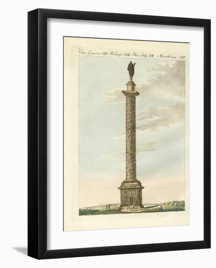 Trajan's Column in Rome-null-Framed Giclee Print