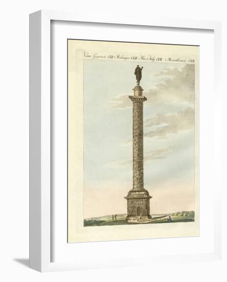 Trajan's Column in Rome-null-Framed Giclee Print