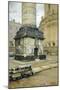 Trajan's Column in Rome-Luigi Bazzani-Mounted Giclee Print