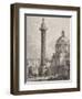 Trajan's Column, Rome, Engraved by A. Willmore-Giovanni Battista Piranesi-Framed Giclee Print