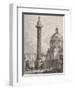 Trajan's Column, Rome, Engraved by A. Willmore-Giovanni Battista Piranesi-Framed Giclee Print