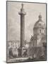 Trajan's Column, Rome, Engraved by A. Willmore-Giovanni Battista Piranesi-Mounted Giclee Print