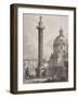 Trajan's Column, Rome, Engraved by A. Willmore-Giovanni Battista Piranesi-Framed Giclee Print