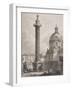 Trajan's Column, Rome, Engraved by A. Willmore-Giovanni Battista Piranesi-Framed Giclee Print