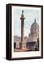 Trajan's Column-M. Dubourg-Framed Stretched Canvas