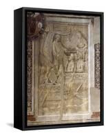 Trajan's Departure on Second Dacian Campaign, Scene from Cycle on Trajan's Column, 1511-1513-Baldassare Peruzzi-Framed Stretched Canvas
