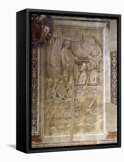 Trajan's Departure on Second Dacian Campaign, Scene from Cycle on Trajan's Column, 1511-1513-Baldassare Peruzzi-Framed Stretched Canvas