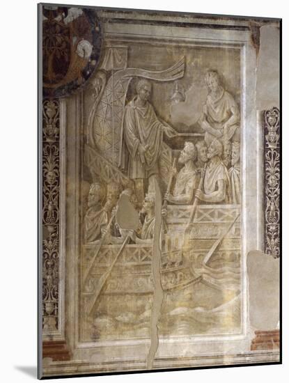 Trajan's Departure on Second Dacian Campaign, Scene from Cycle on Trajan's Column, 1511-1513-Baldassare Peruzzi-Mounted Giclee Print