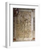 Trajan's Departure on Second Dacian Campaign, Scene from Cycle on Trajan's Column, 1511-1513-Baldassare Peruzzi-Framed Giclee Print