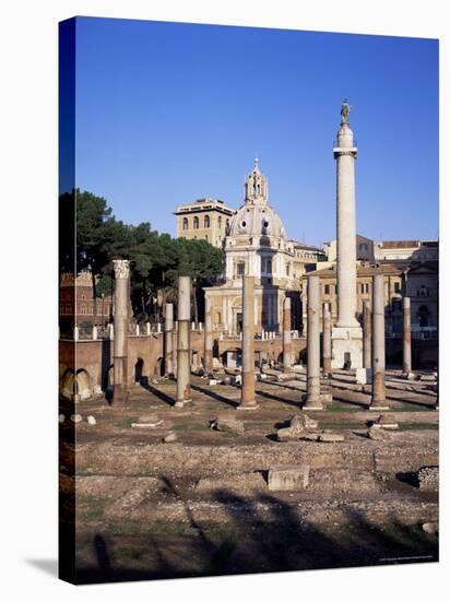 Trajan's Forum, Unesco World Heritage Site, Rome, Lazio, Italy-Hans Peter Merten-Stretched Canvas