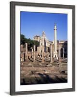 Trajan's Forum, Unesco World Heritage Site, Rome, Lazio, Italy-Hans Peter Merten-Framed Photographic Print