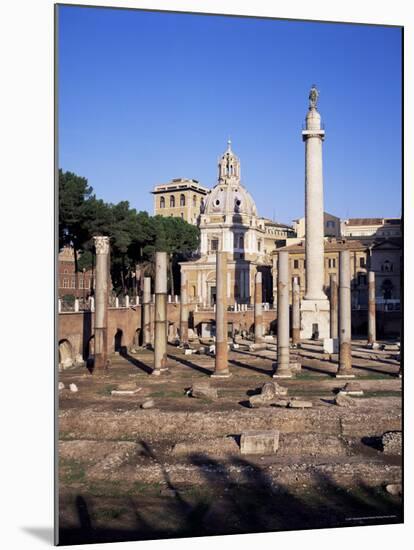 Trajan's Forum, Unesco World Heritage Site, Rome, Lazio, Italy-Hans Peter Merten-Mounted Photographic Print
