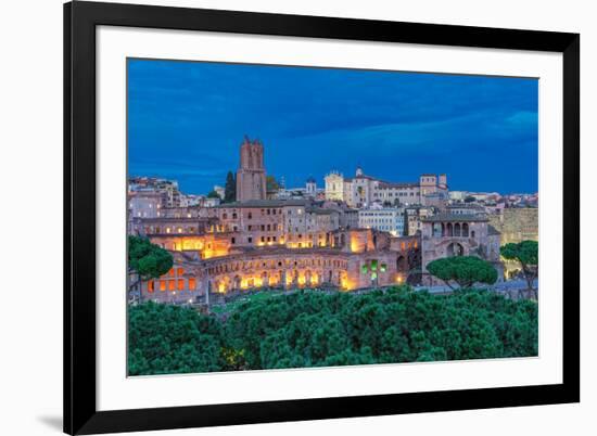 Trajans Market (Mercati di Traiano) and House of the Knights of Rhodes, Italy-bestravelvideo-Framed Photographic Print