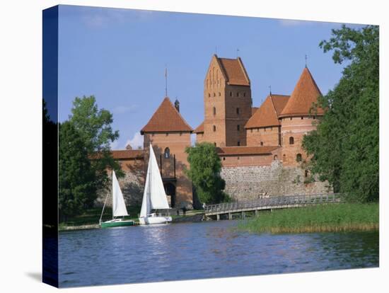 Trakai Castle in Lithuania, Baltic States, Europe-Richardson Rolf-Stretched Canvas