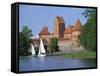 Trakai Castle in Lithuania, Baltic States, Europe-Richardson Rolf-Framed Stretched Canvas