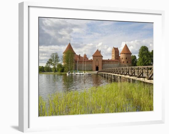 Trakai Castle, Trakai, Near Vilnius, Lithuania, Baltic States-Gary Cook-Framed Photographic Print