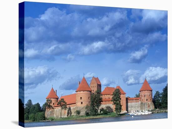 Trakai Island and Castle Nr. Vilnius, Lithuania-Peter Adams-Stretched Canvas