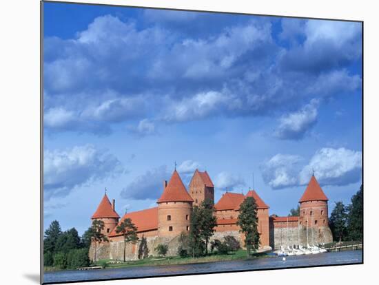 Trakai Island and Castle Nr. Vilnius, Lithuania-Peter Adams-Mounted Photographic Print