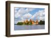 Trakai Island Castle on Lake Galve, Lithuania-Keren Su-Framed Photographic Print