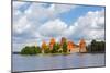 Trakai Island Castle on Lake Galve, Lithuania-Keren Su-Mounted Photographic Print