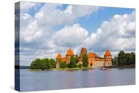 Trakai Island Castle on Lake Galve, Lithuania-Keren Su-Stretched Canvas