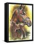 Trakehner-Barbara Keith-Framed Stretched Canvas