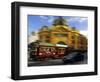 Tram and Flinders Street Station, Melbourne, Victoria, Australia-David Wall-Framed Photographic Print