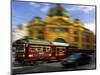 Tram and Flinders Street Station, Melbourne, Victoria, Australia-David Wall-Mounted Photographic Print