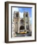 Tram and Se (Cathedral), Alfama, Lisbon, Portugal, Europe-Vincenzo Lombardo-Framed Photographic Print