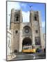 Tram and Se (Cathedral), Alfama, Lisbon, Portugal, Europe-Vincenzo Lombardo-Mounted Photographic Print