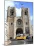 Tram and Se (Cathedral), Alfama, Lisbon, Portugal, Europe-Vincenzo Lombardo-Mounted Photographic Print