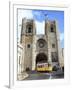 Tram and Se (Cathedral), Alfama, Lisbon, Portugal, Europe-Vincenzo Lombardo-Framed Photographic Print