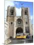 Tram and Se (Cathedral), Alfama, Lisbon, Portugal, Europe-Vincenzo Lombardo-Mounted Photographic Print