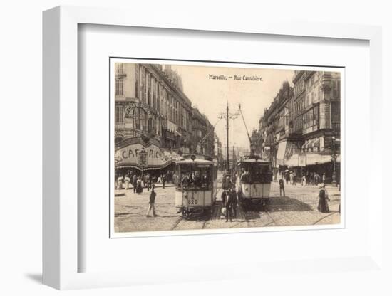 Tram at Marseille-null-Framed Photographic Print