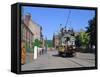 Tram, Beamish Museum, Stanley, County Durham-Peter Thompson-Framed Stretched Canvas