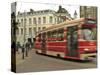 Tram, Den Haag (The Hague), Holland (The Netherlands)-Gary Cook-Stretched Canvas