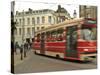 Tram, Den Haag (The Hague), Holland (The Netherlands)-Gary Cook-Stretched Canvas