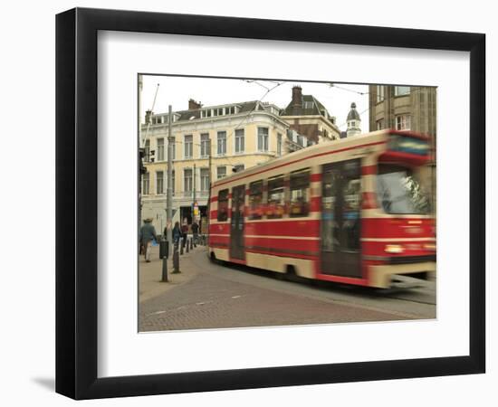 Tram, Den Haag (The Hague), Holland (The Netherlands)-Gary Cook-Framed Photographic Print